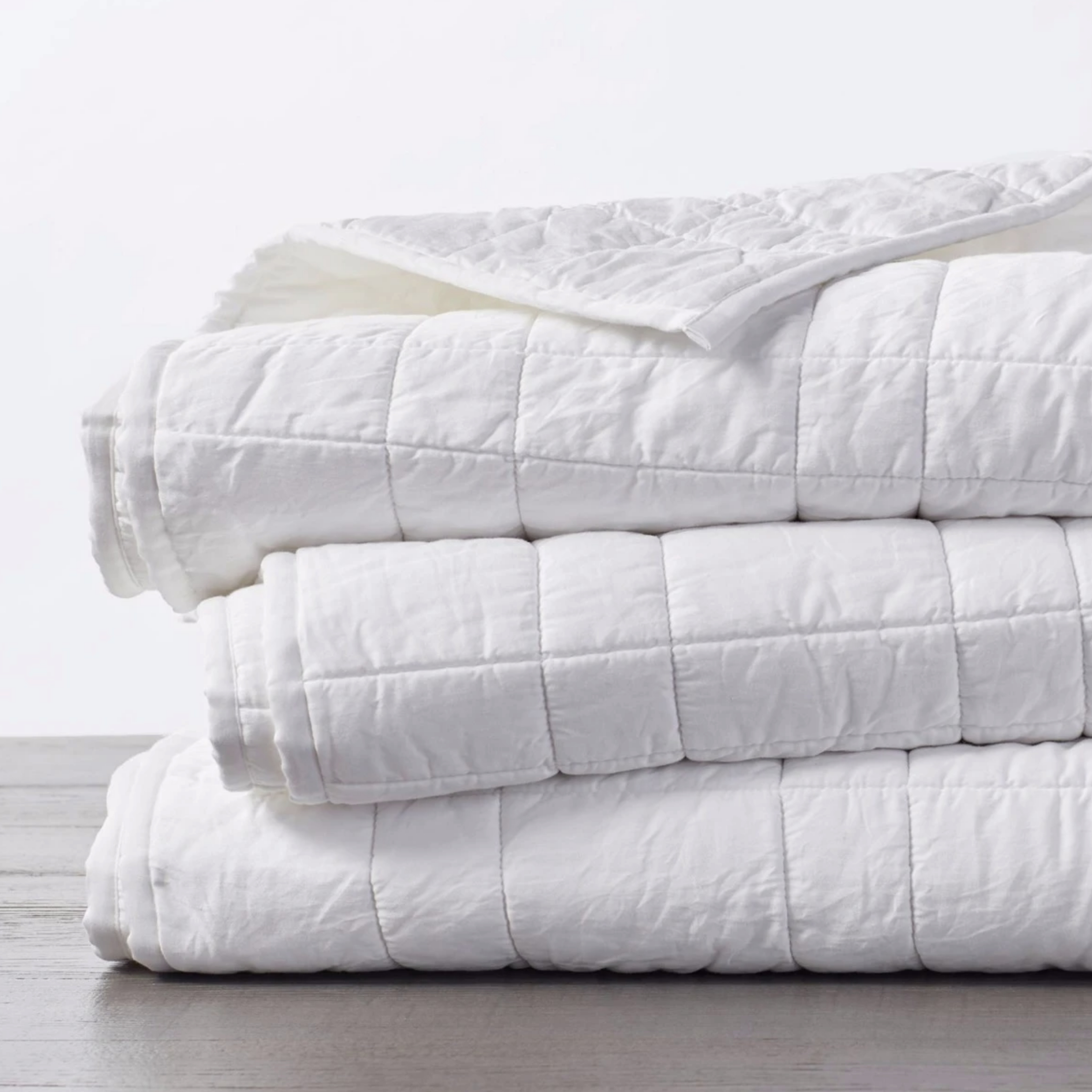 Double-Stitched Quilted Organic Cotton 