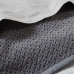 Honeycomb Blanket Pewter Closeup