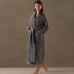 Coyuchi Cloud Robe Charcoal